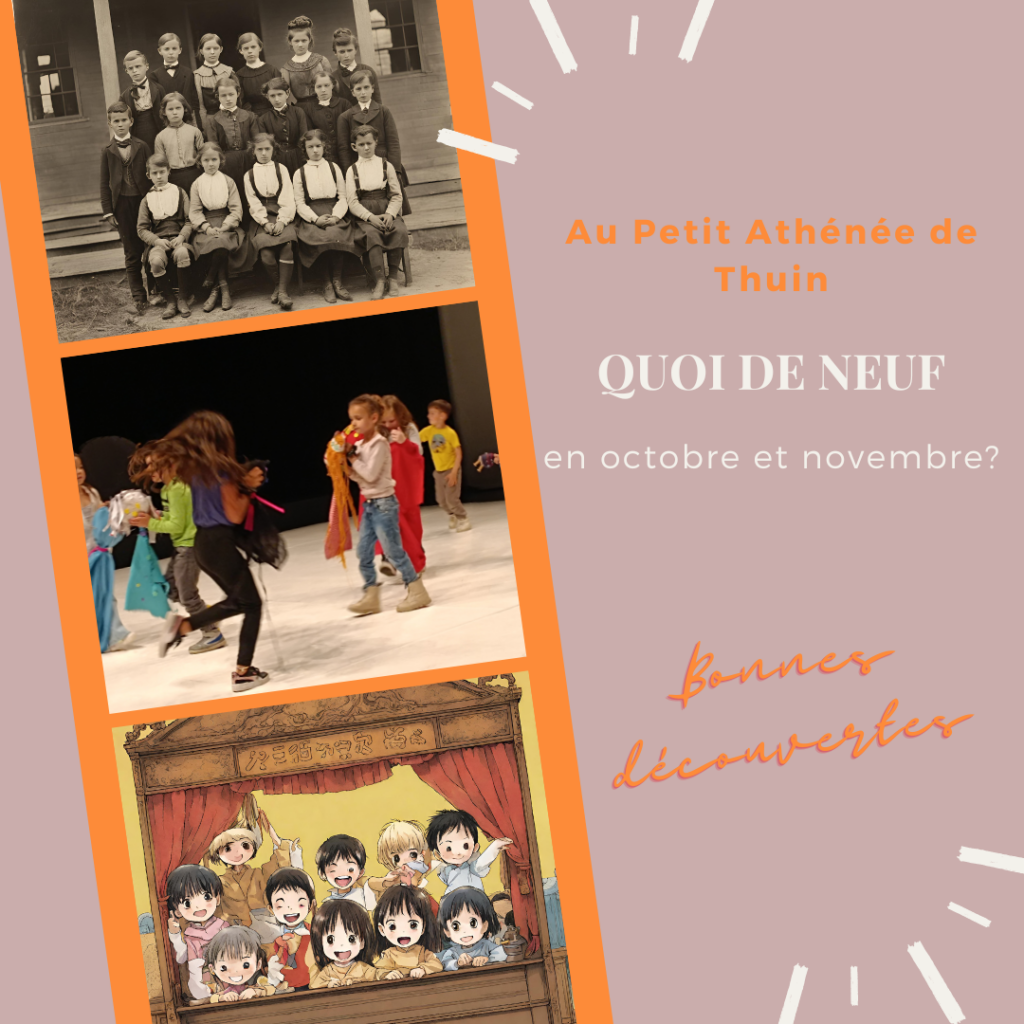 Quoi de neuf en octobre et novembre?